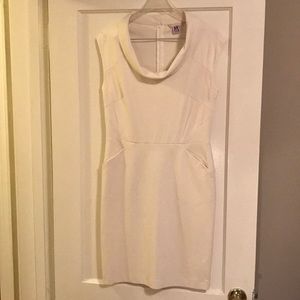 Banana Republic White Work Sheath